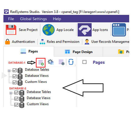 phprad-classic-laravel- multiple-database